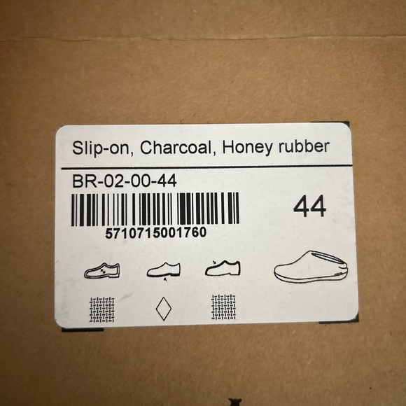 Glerup Men's Black Wool Slippers Size 44(9.5M) - Picture 4 of 5